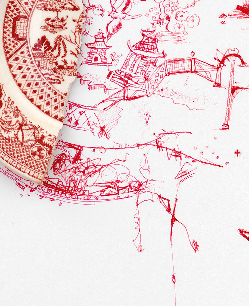 Signed Limited Edition Print of "Fragmented in Red"