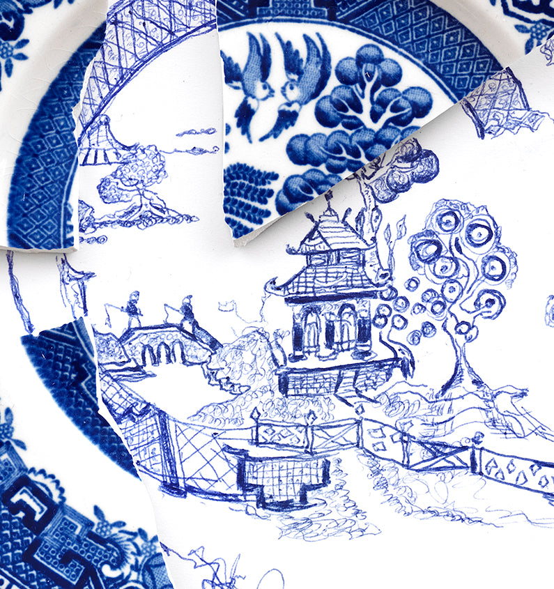 "Fragmented in Blue #2"