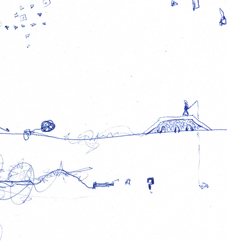 "Fragmented in Blue #3"