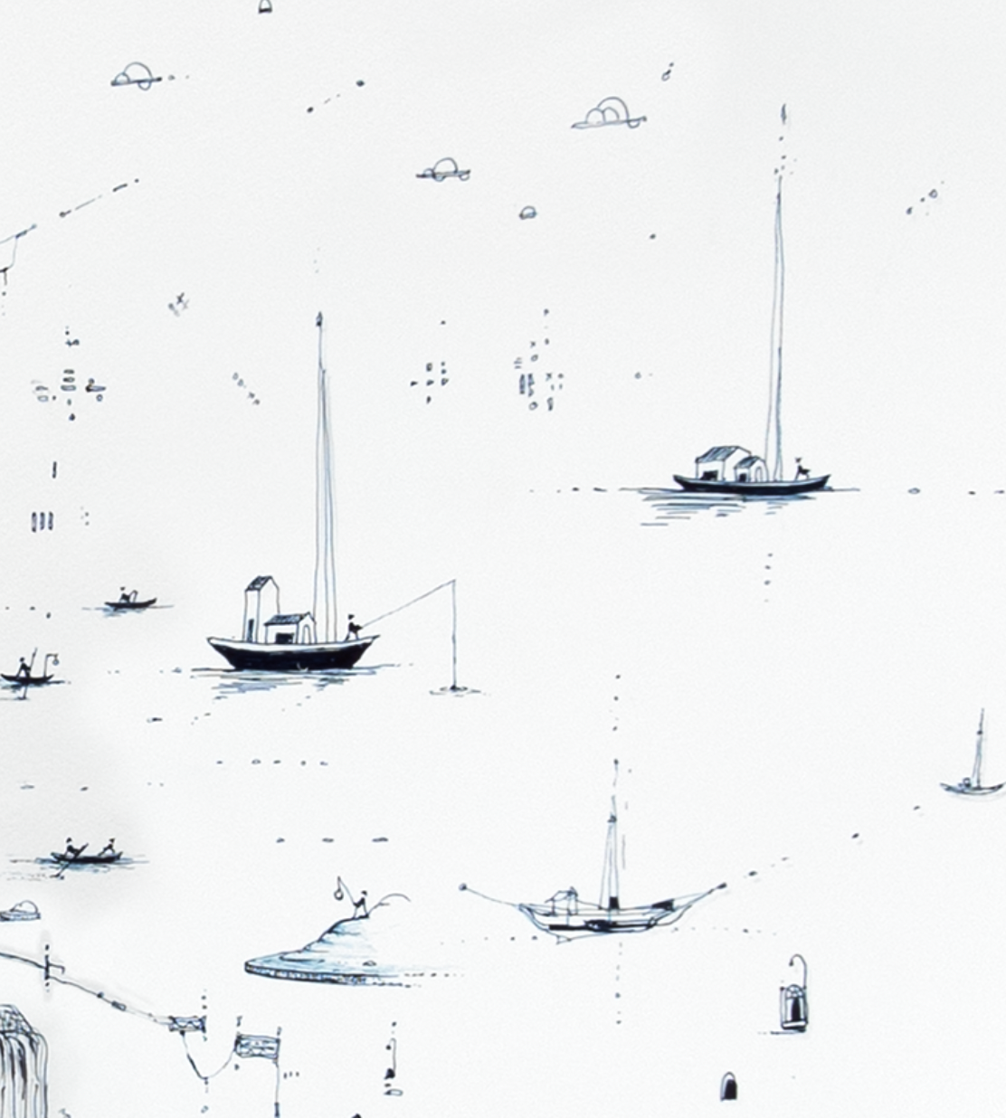 NEW: Signed Limited Edition Print of "Fragmented in Blue between Nature and Invention"